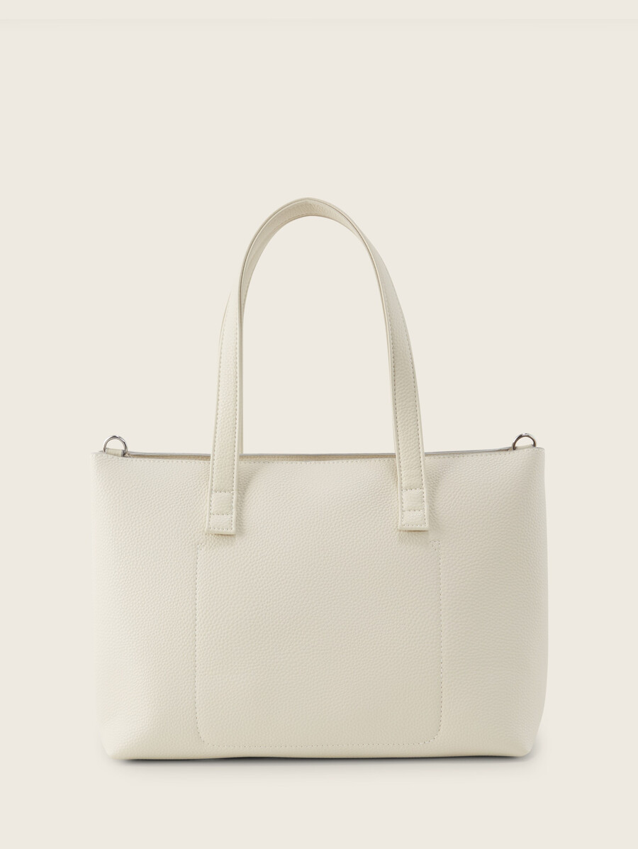 ttelis m shopper con cuciture decorative