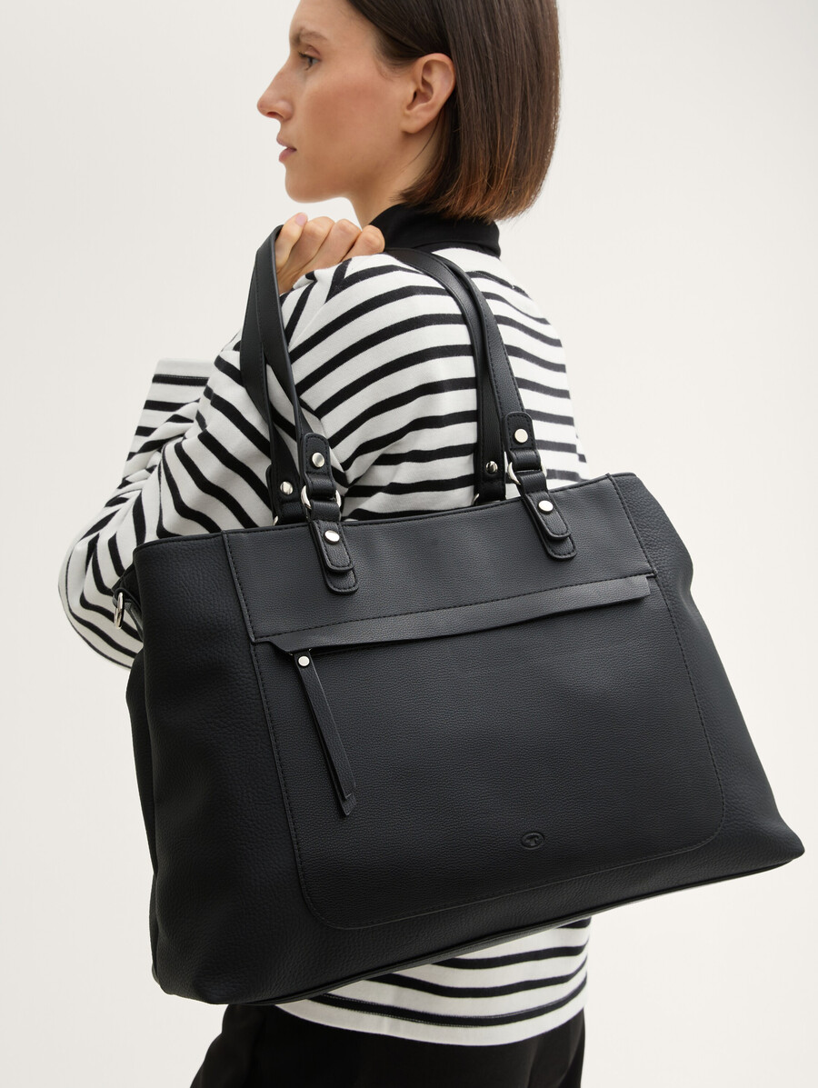 shopper ttlarea l con mix di materiali