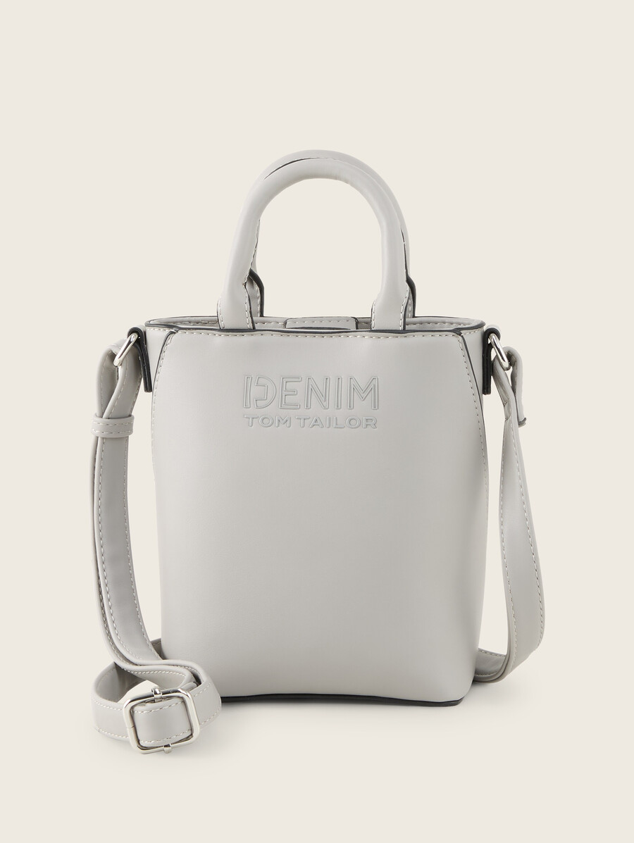 borsa a tracolla ttheidy s con logo in rilievo