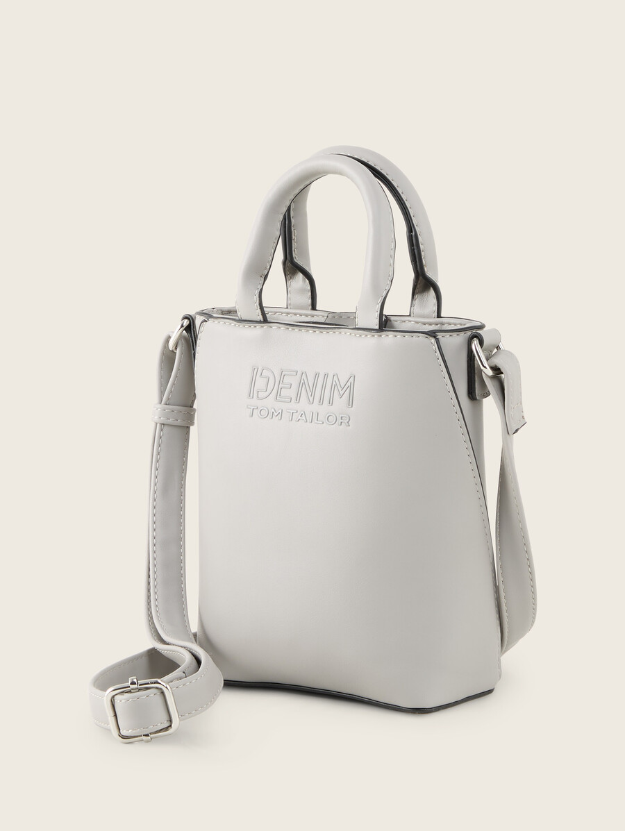 borsa a tracolla ttheidy s con logo in rilievo