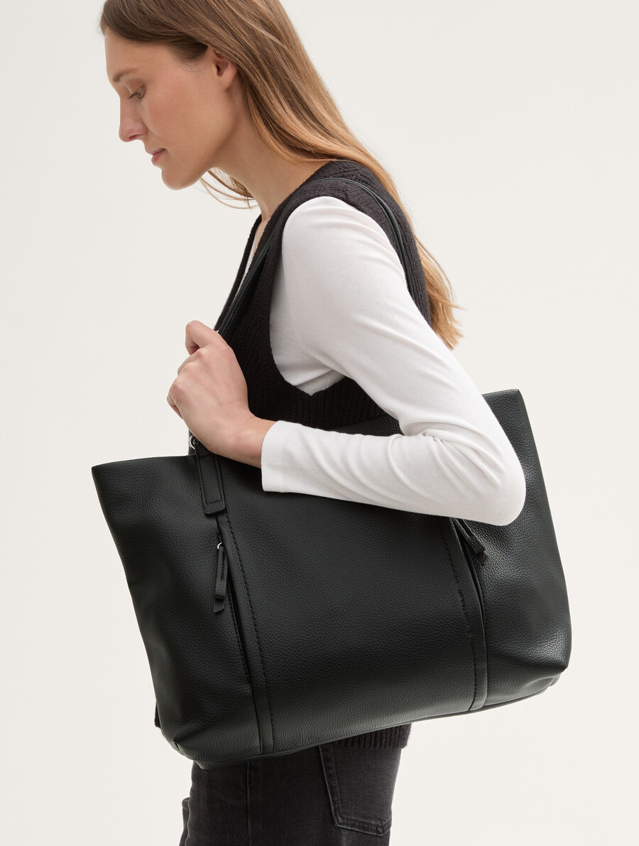 shopper ttbeca l con dettagli zip