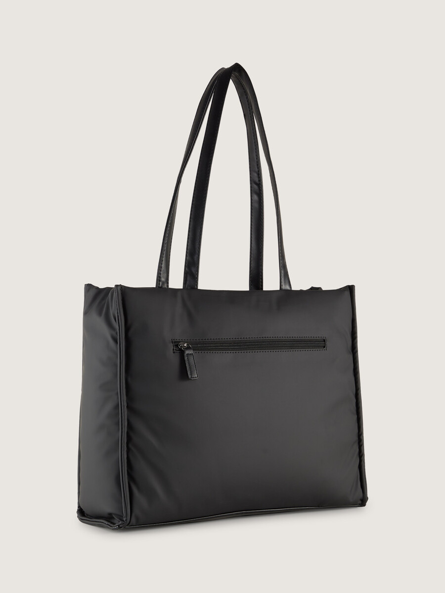 shopper ttpatti l con imbottitura e chiusura con zip
