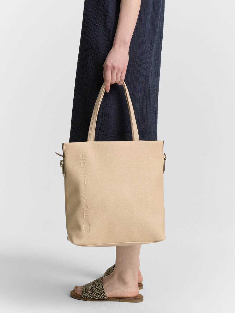 ttrosa m zip shopper con doppio cinturino