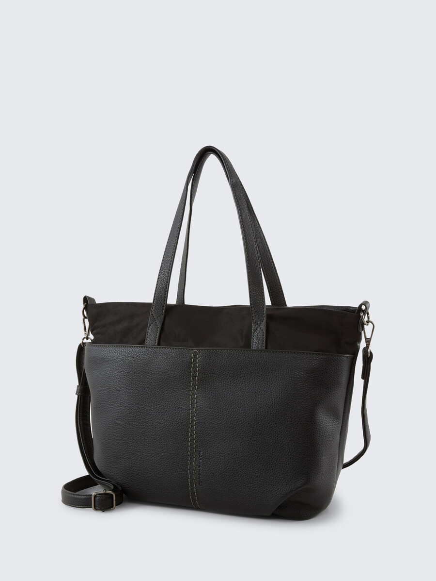 ttmiha l shopper con mix di materiali