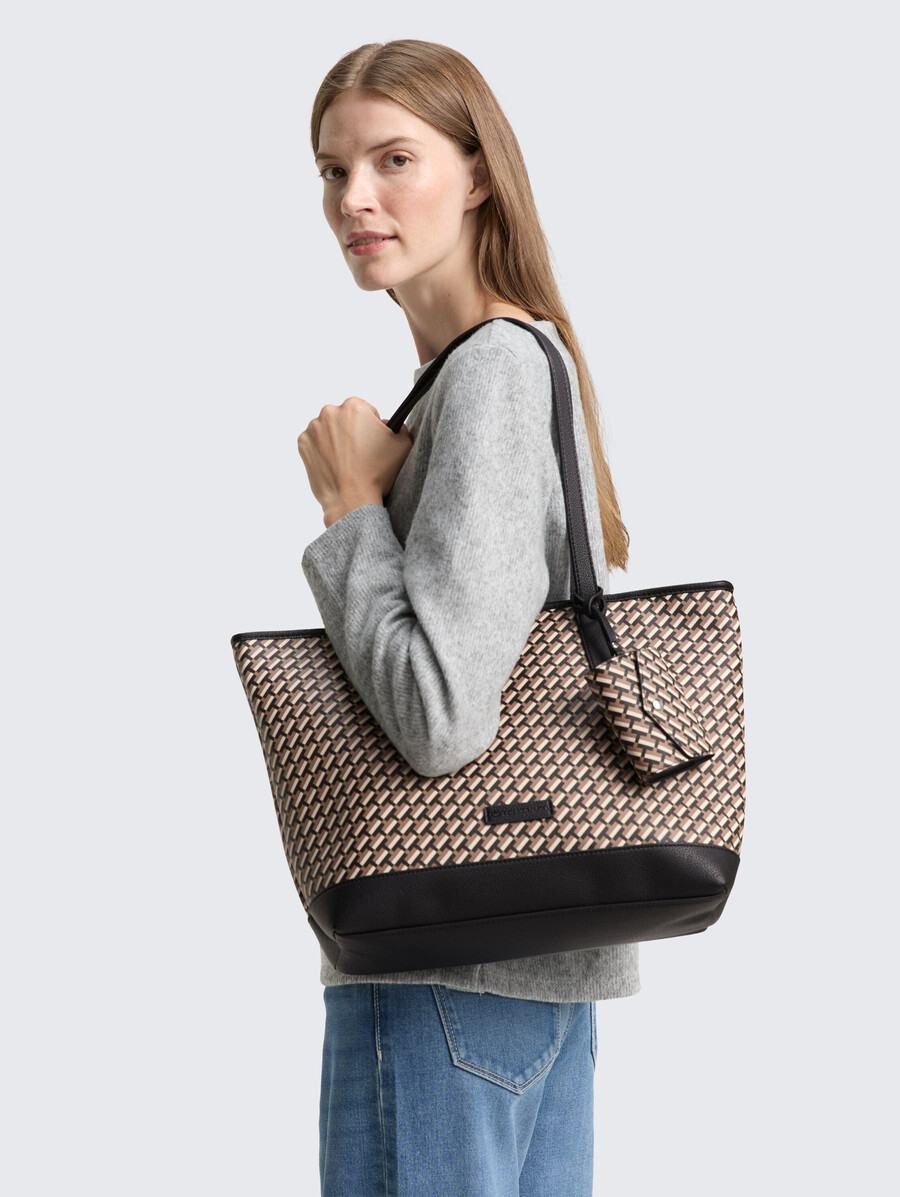 ttxenia l shopper con stampa all-over