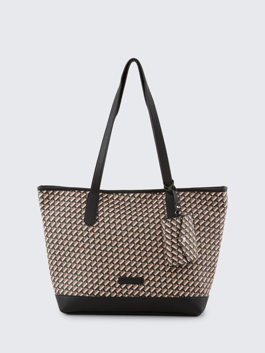 ttxenia l shopper con stampa all-over