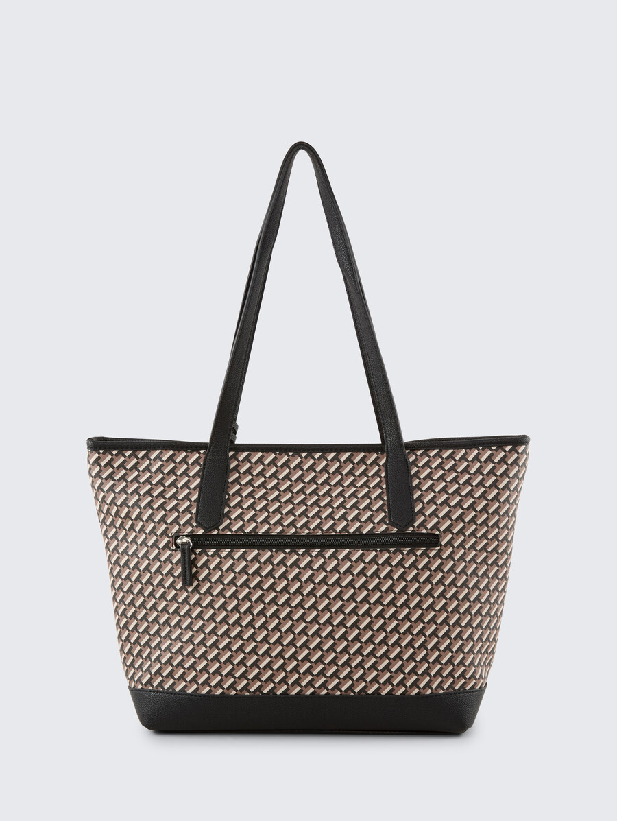ttxenia l shopper con stampa all-over