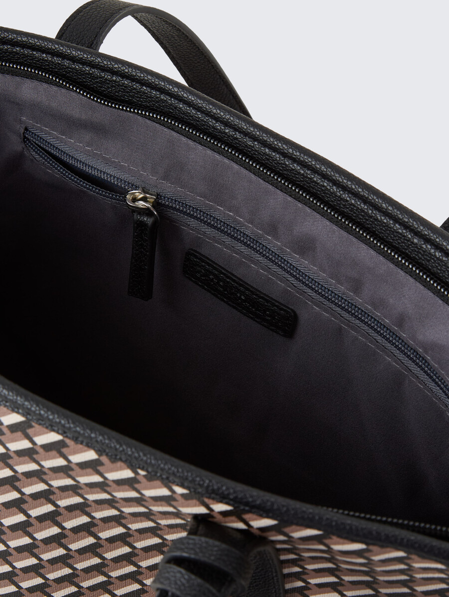 ttxenia l shopper con stampa all-over