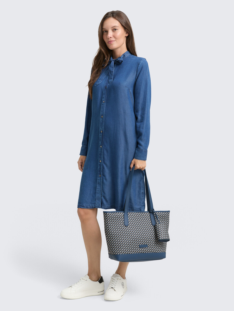 ttxenia l shopper con stampa all-over
