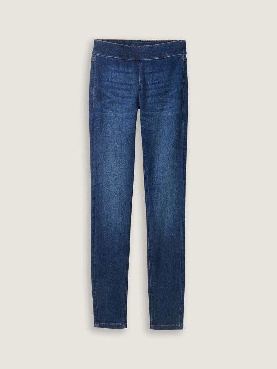 jeans skinny ttkate con elastico in vita