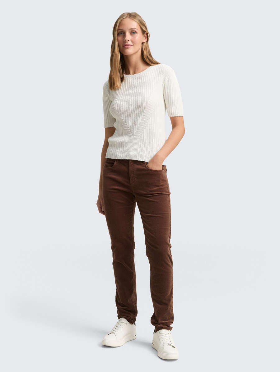 pantaloni in velluto ttnela extra skinny