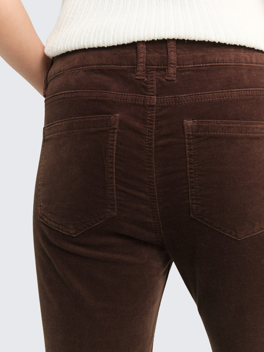 pantaloni in velluto ttnela extra skinny