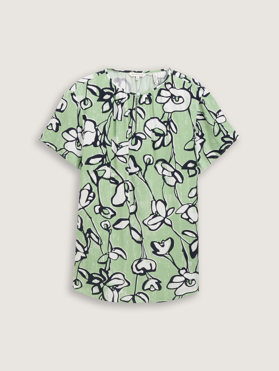 taglie forti - blusa in viscosa