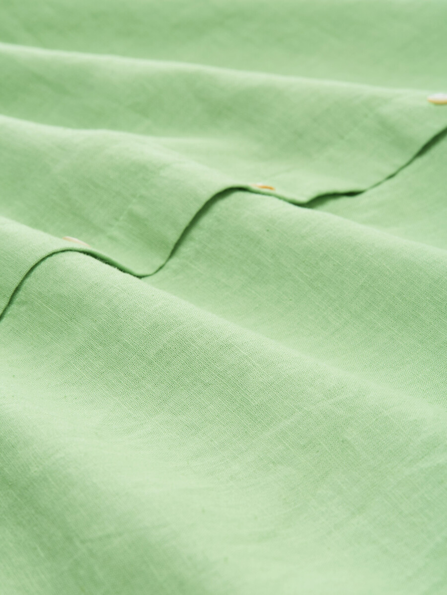 blusa ampia con contenuto di lino