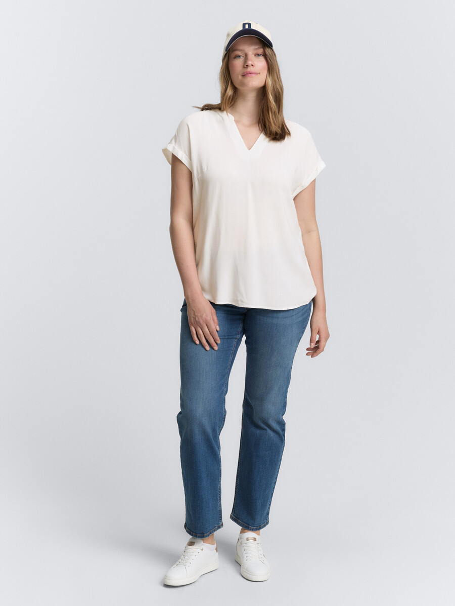 taglie forti - blusa ampia