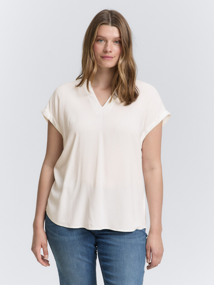 taglie forti - blusa ampia