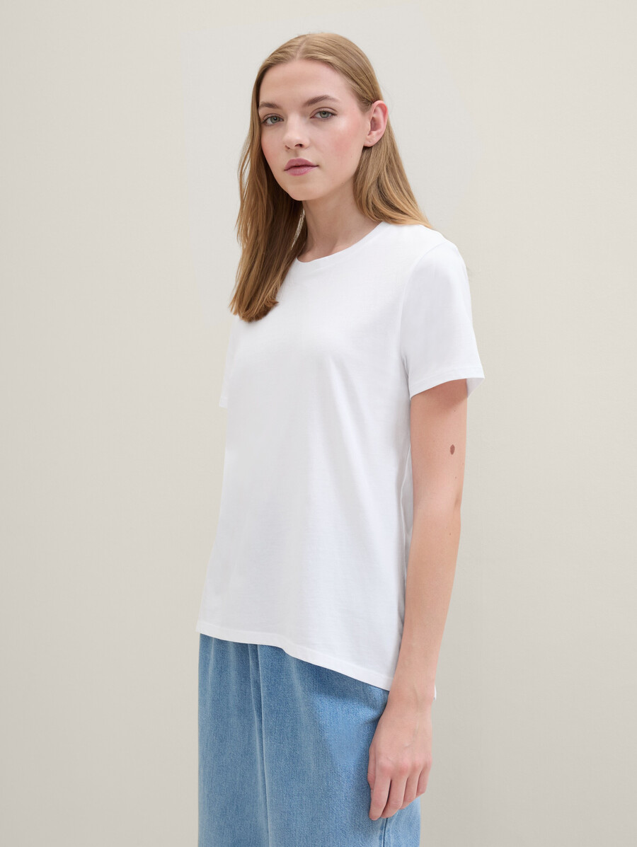 t-shirt in cotone dalla vestibilità ampia
