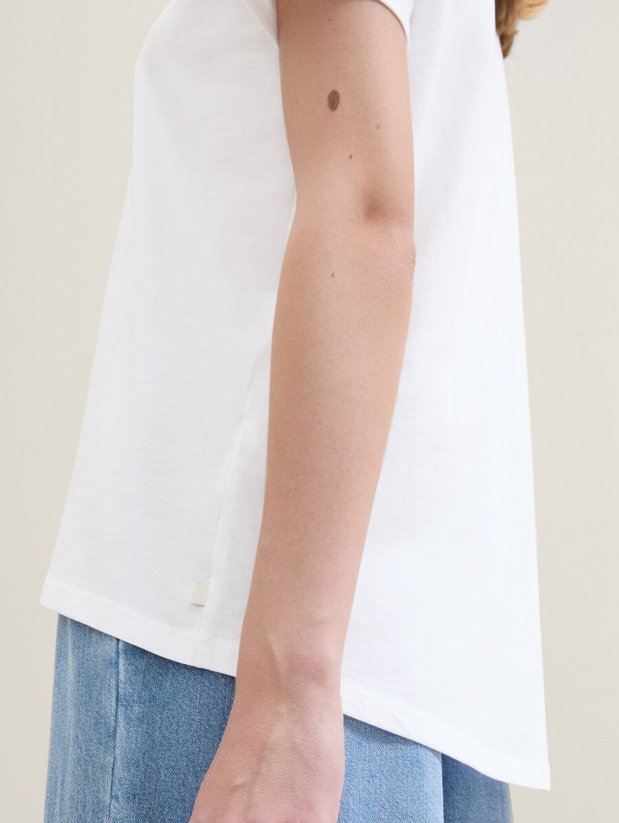 t-shirt in cotone dalla vestibilità ampia