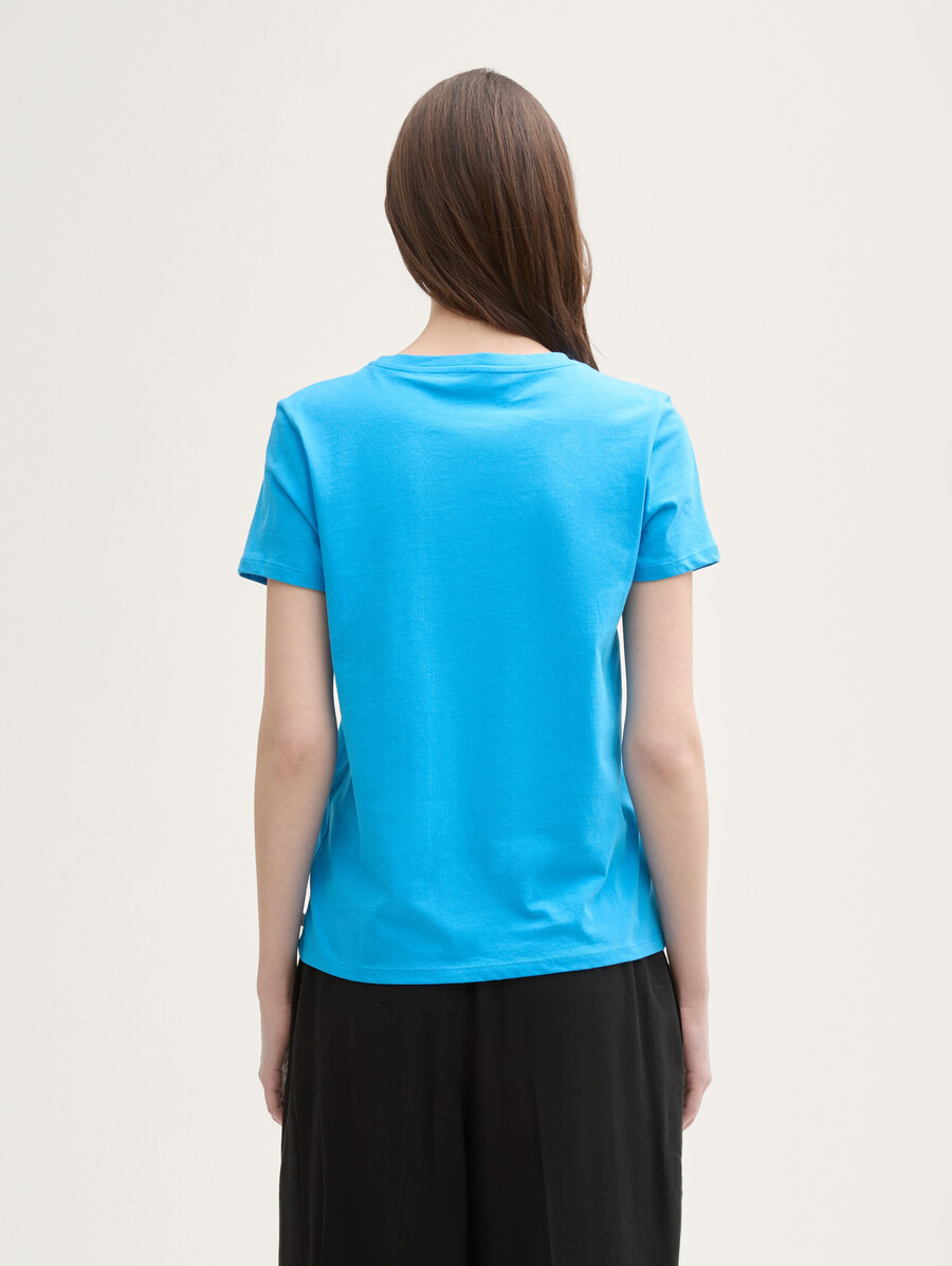 t-shirt con stampa floreale