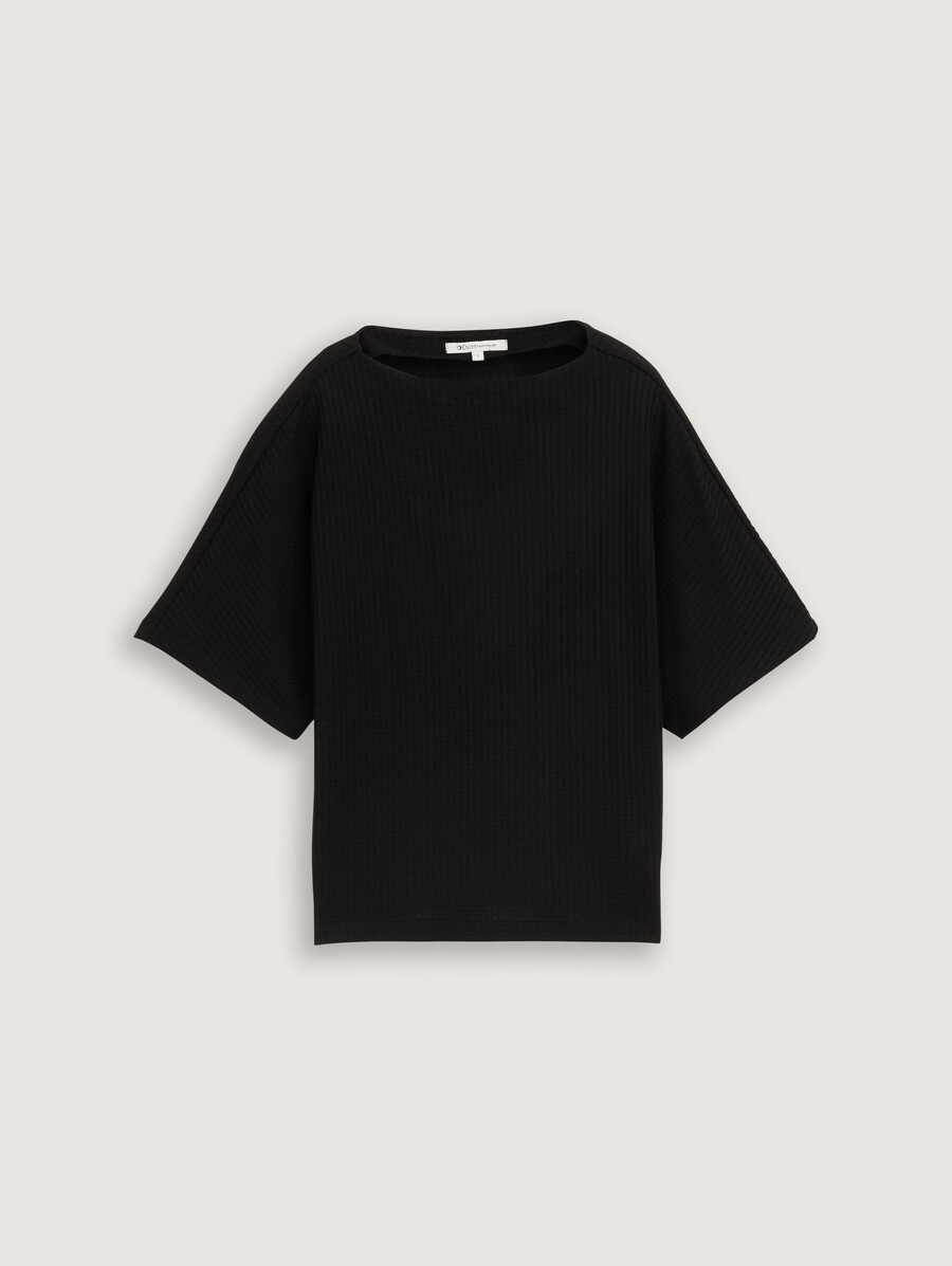 t-shirt ampia con maniche a pipistrello