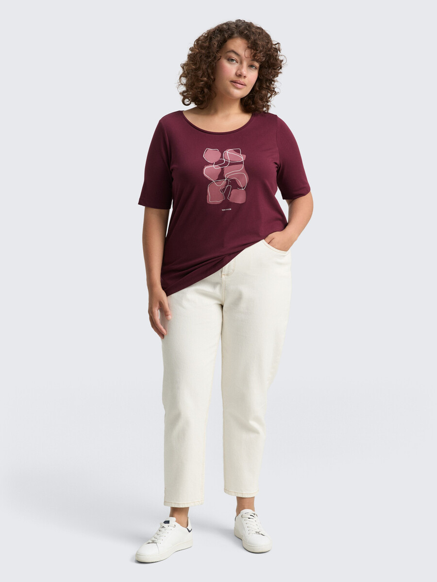 taglie forti - t-shirt con stampa