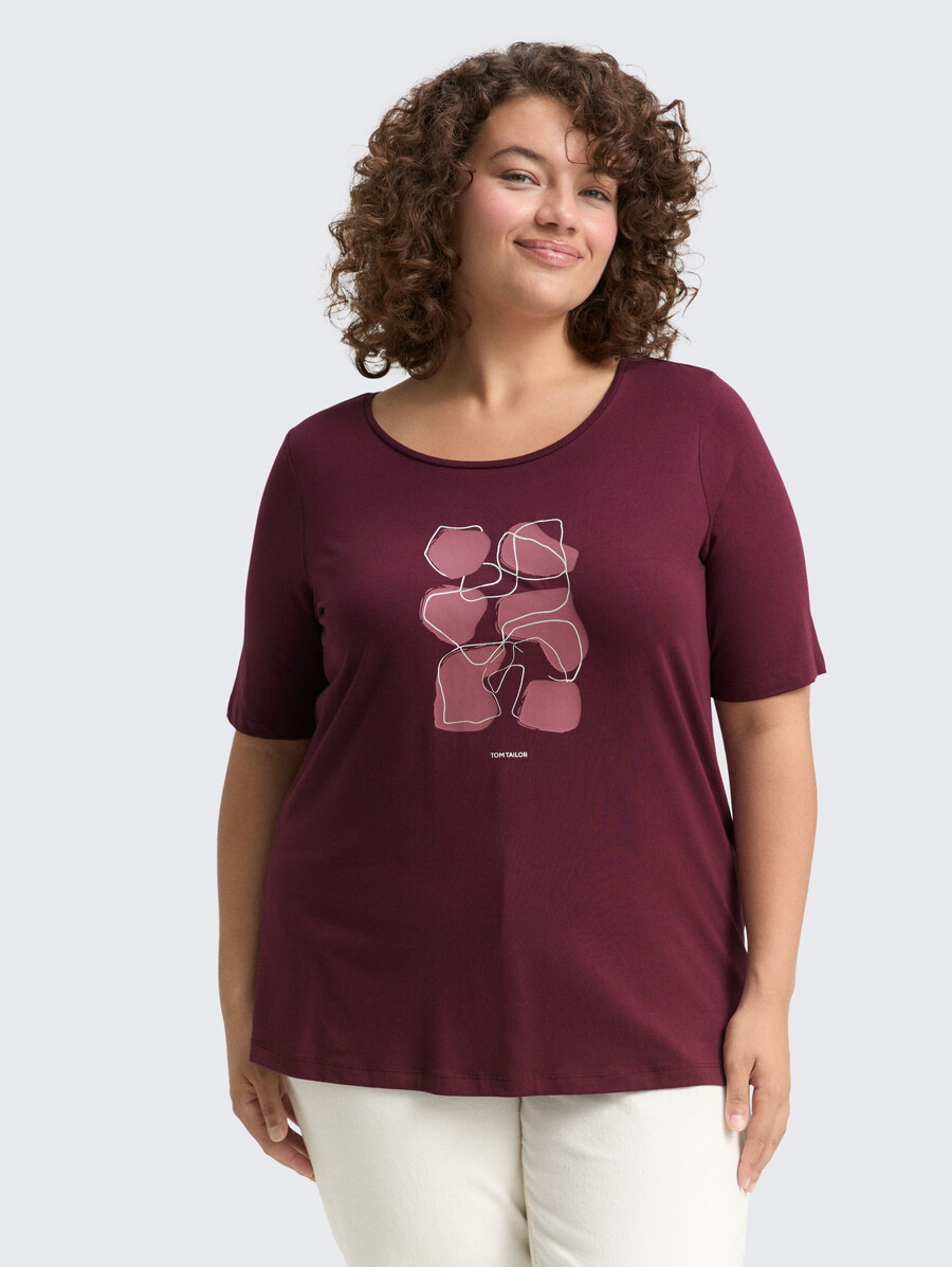 taglie forti - t-shirt con stampa