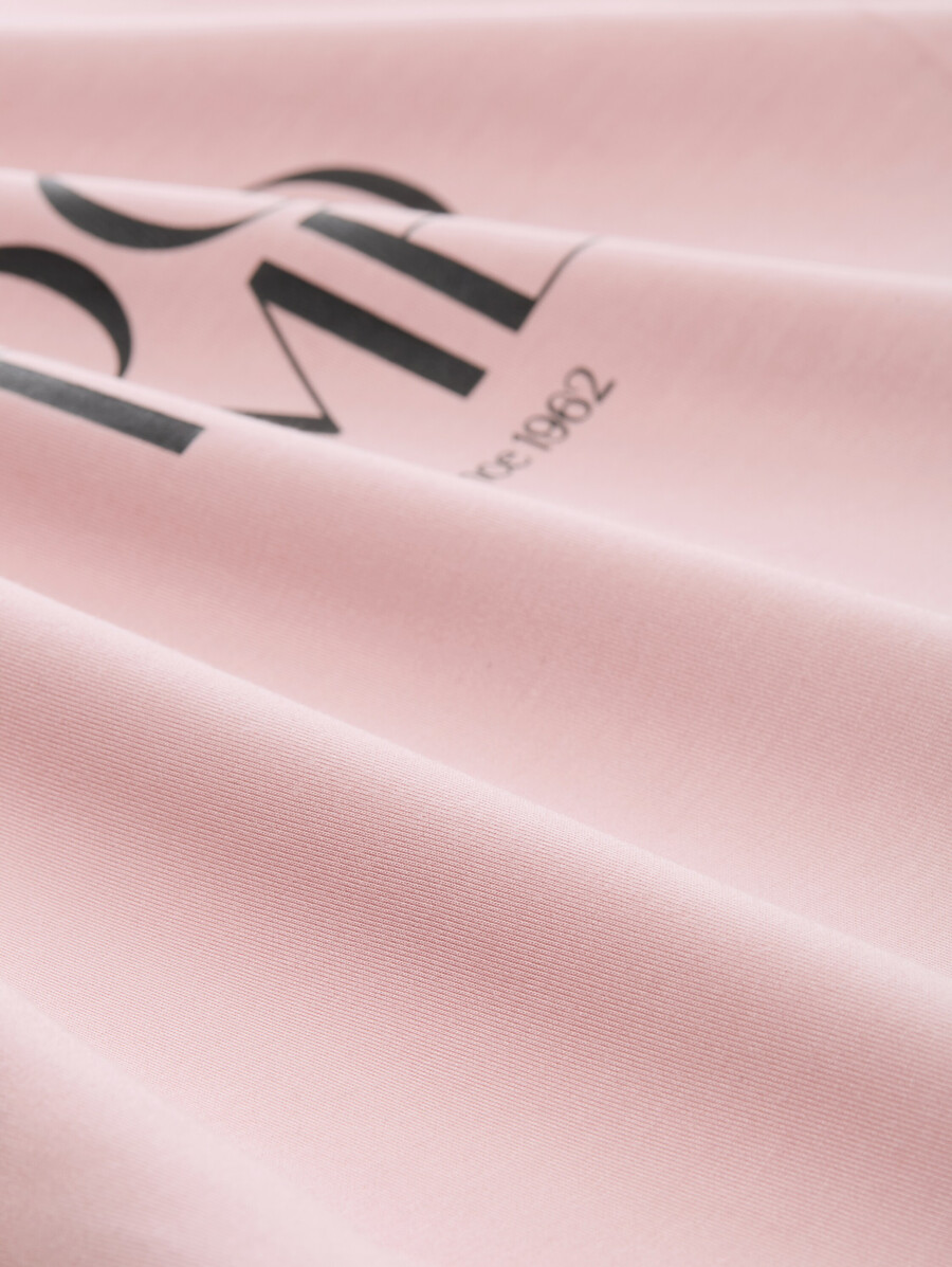 t-shirt ampia con stampa