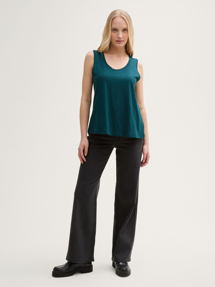 top con scollo tondo