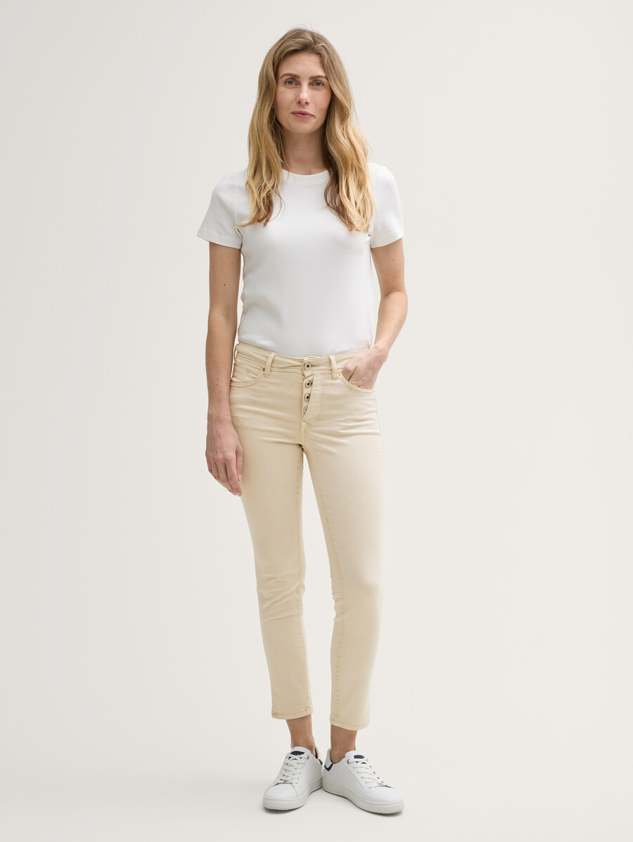 jeans skinny ttalexa con patta abbottonata