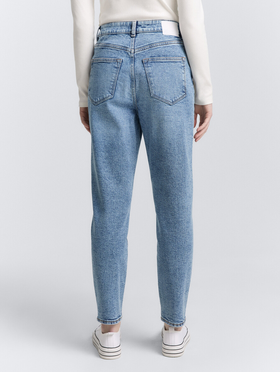 jeans a vita alta alla caviglia ttlinley mom