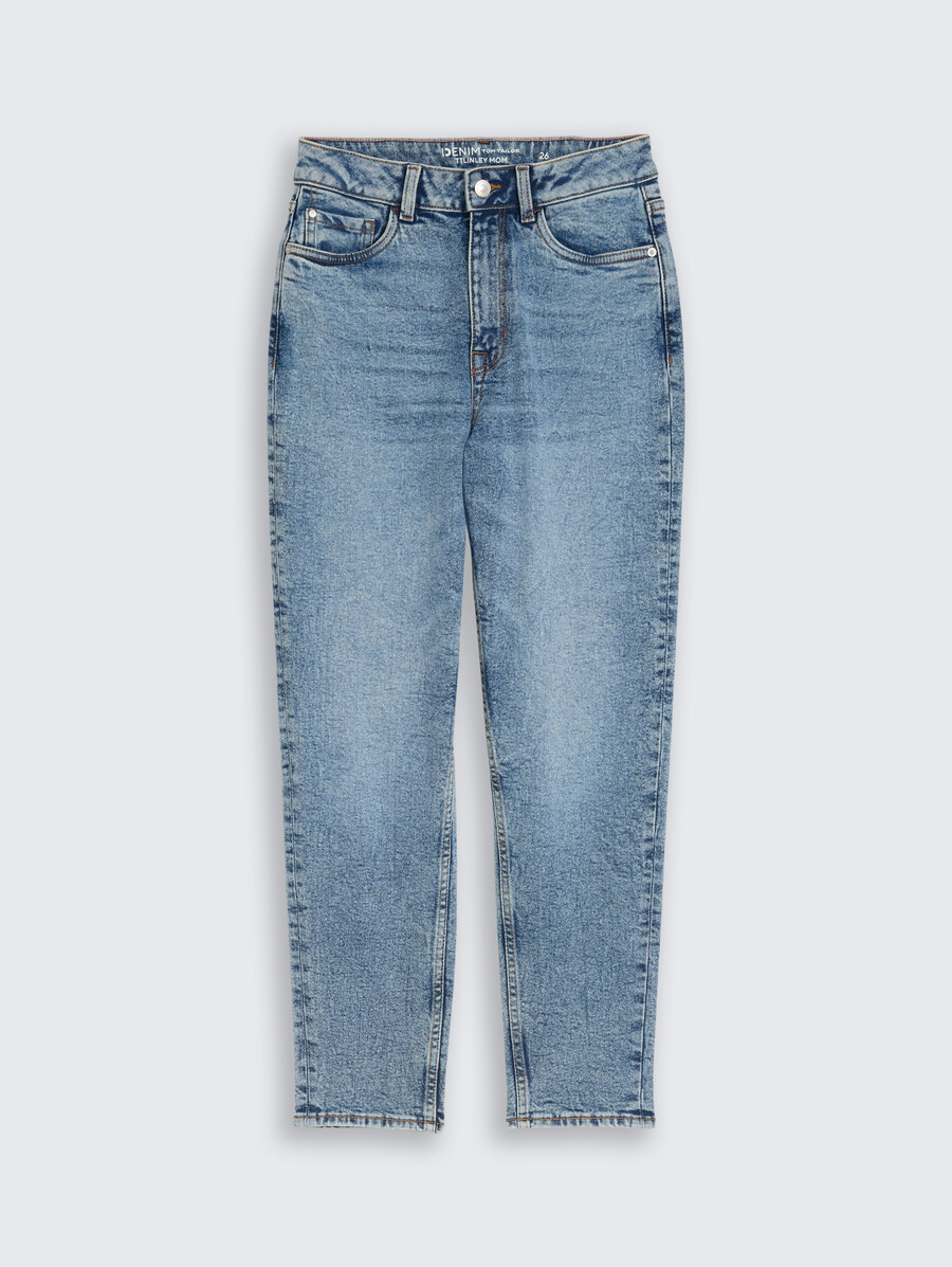 jeans a vita alta alla caviglia ttlinley mom