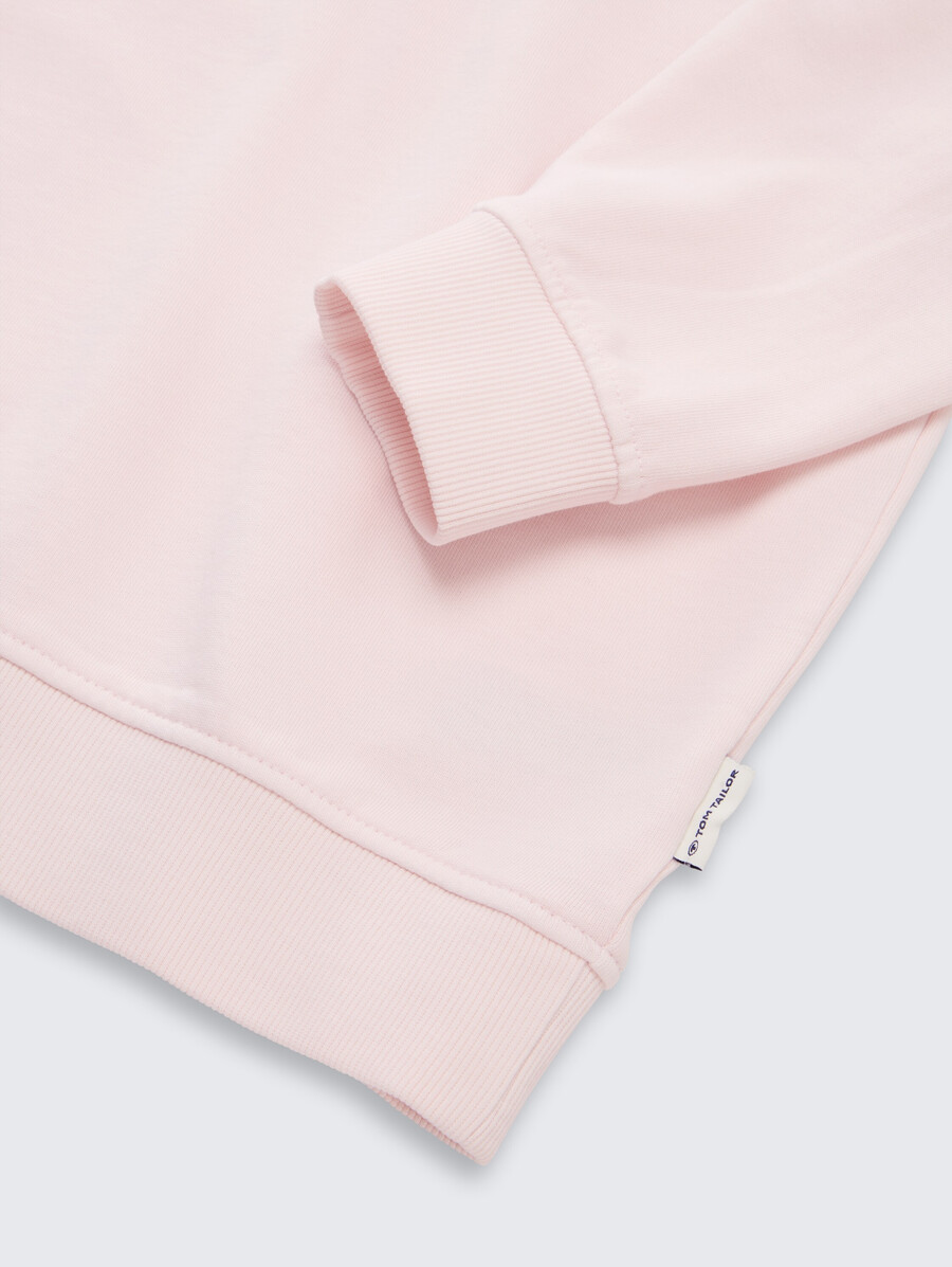 felpa oversize con stampa sul retro