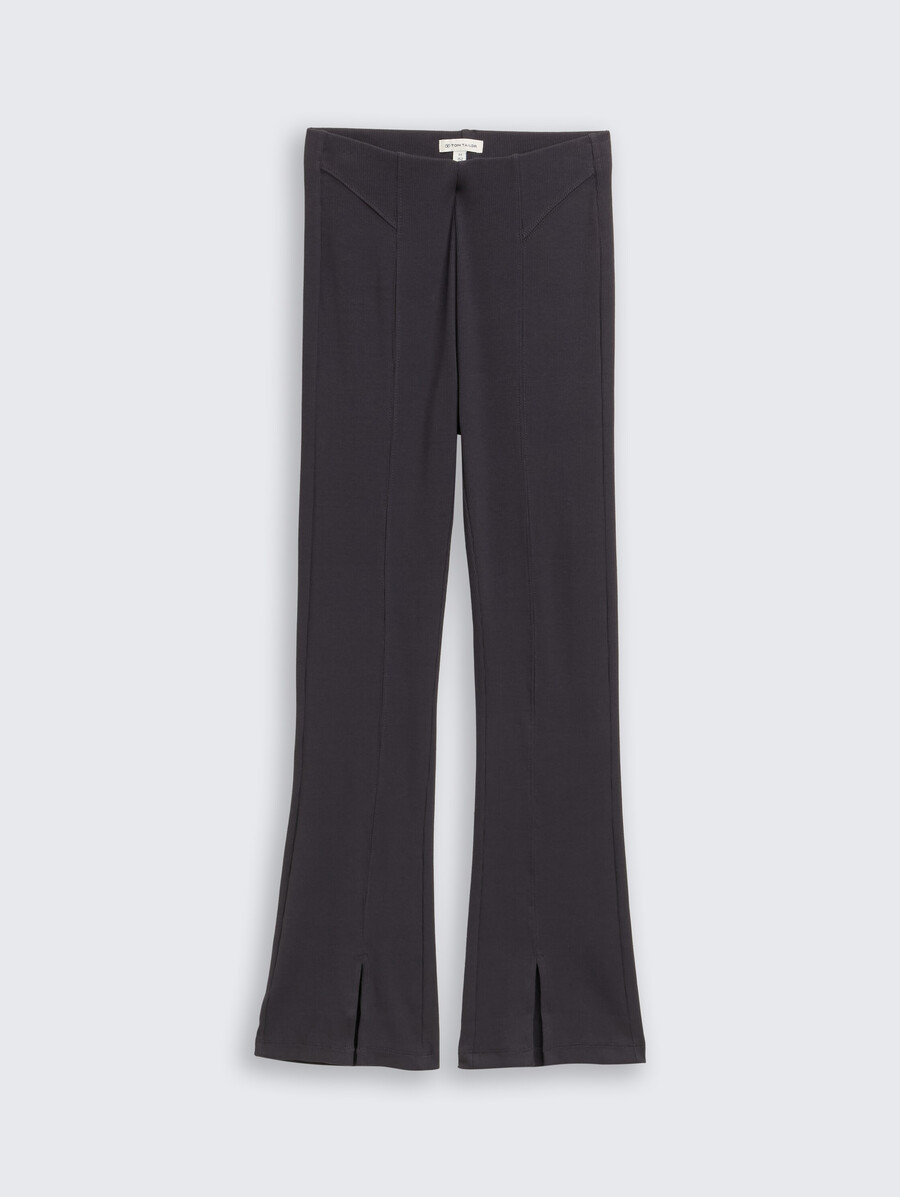 leggings svasati con dettaglio spacco