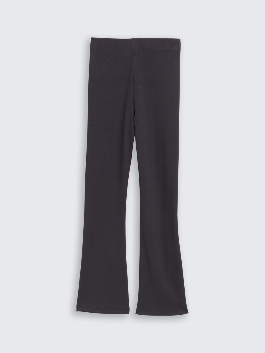 leggings svasati con dettaglio spacco