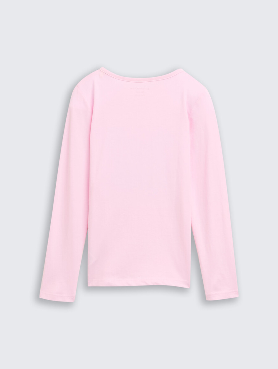 camicia a maniche lunghe con paillettes reversibili