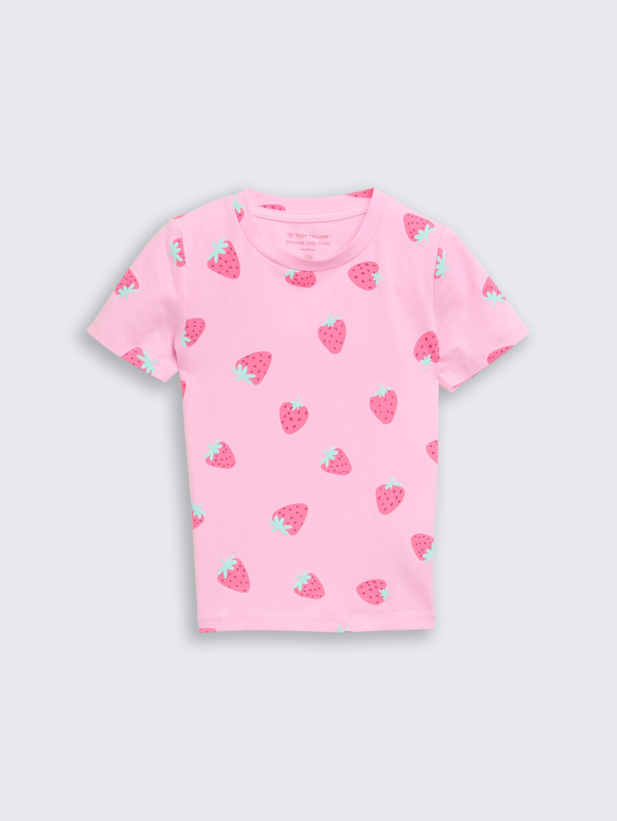 t-shirt con stampa all-over