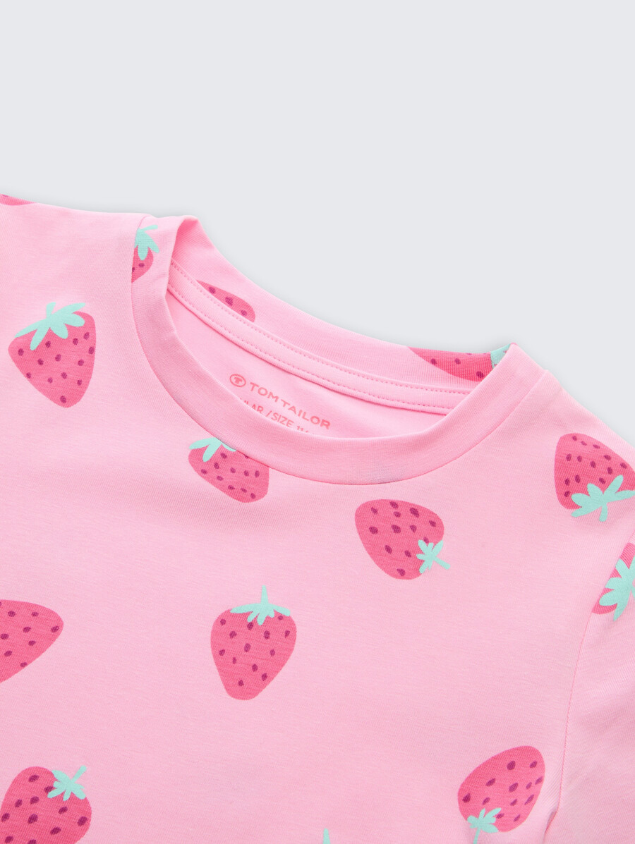 t-shirt con stampa all-over