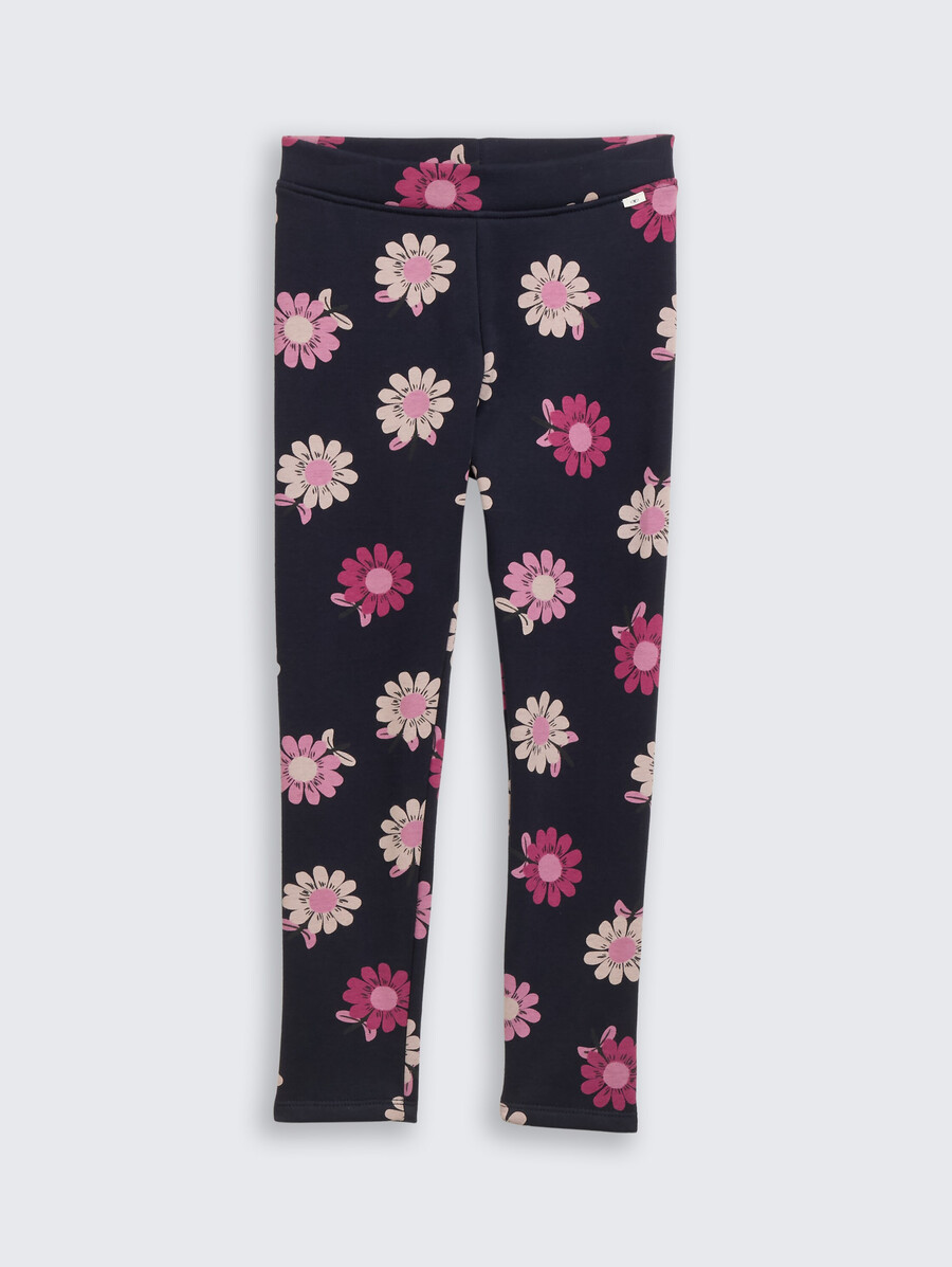 leggings termici con stampa all-over