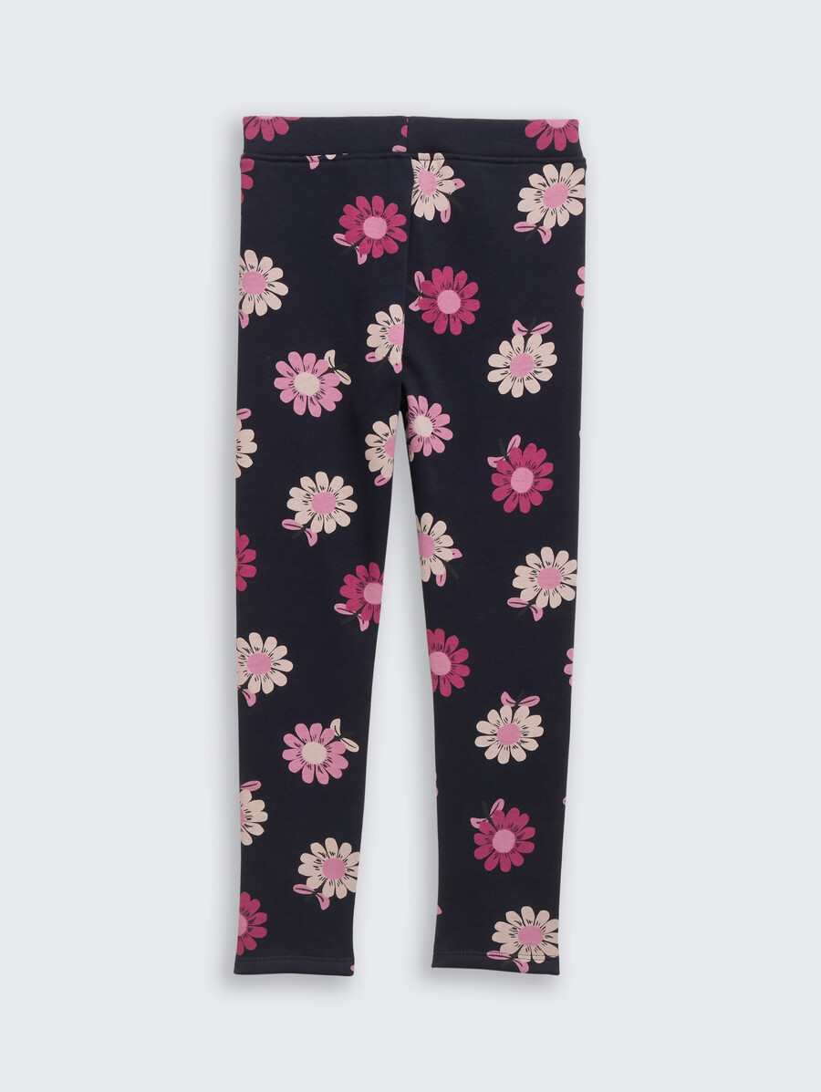 leggings termici con stampa all-over