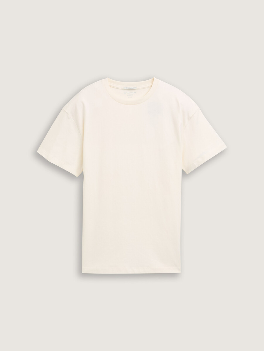 t-shirt oversize con stampa sul retro