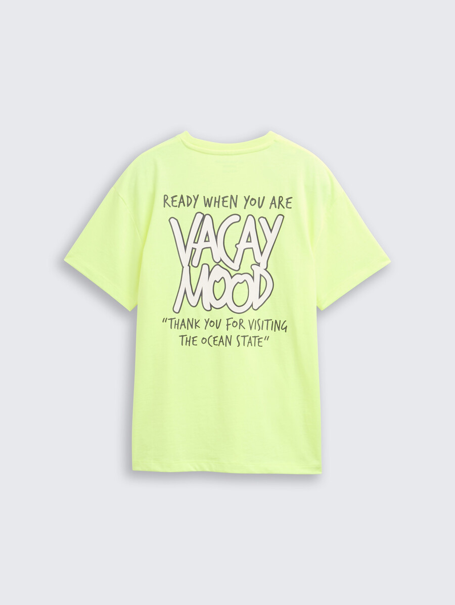 t-shirt oversize con stampa