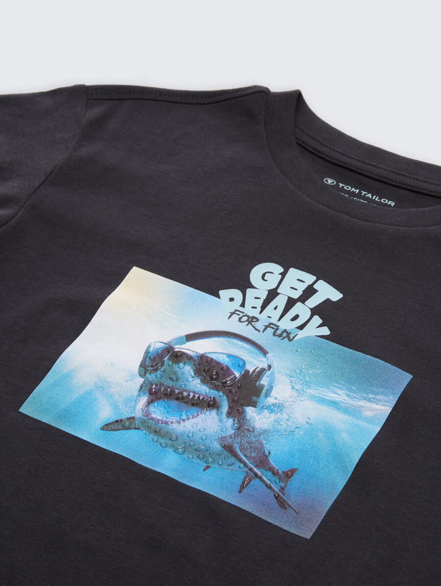 t-shirt oversize con stampa