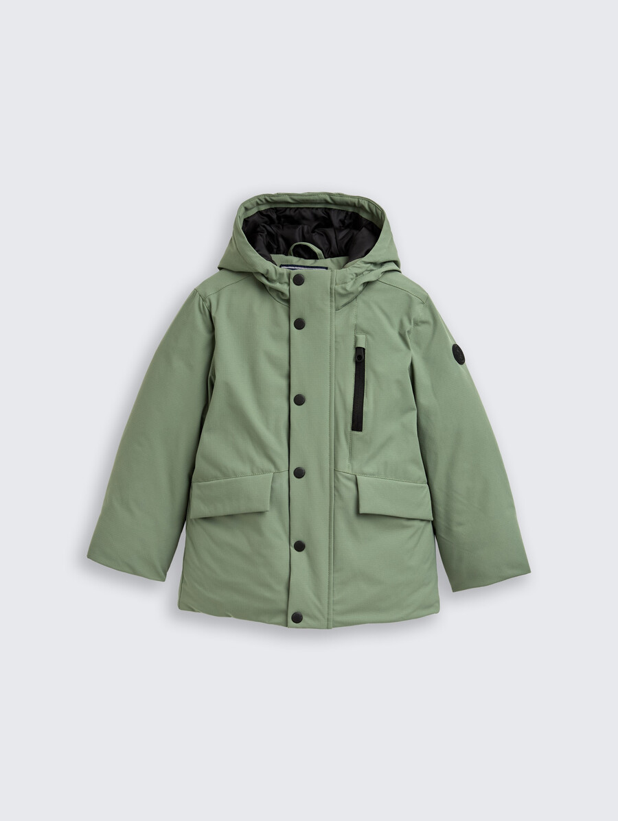parka artico con cappuccio