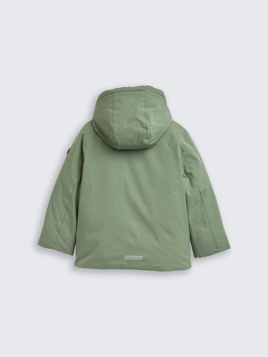 parka artico con cappuccio