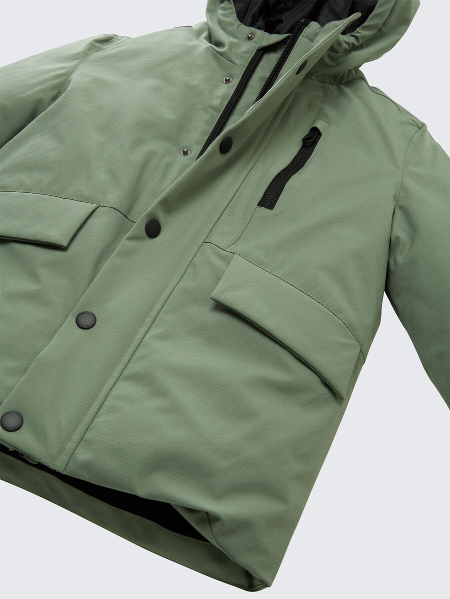 parka artico con cappuccio