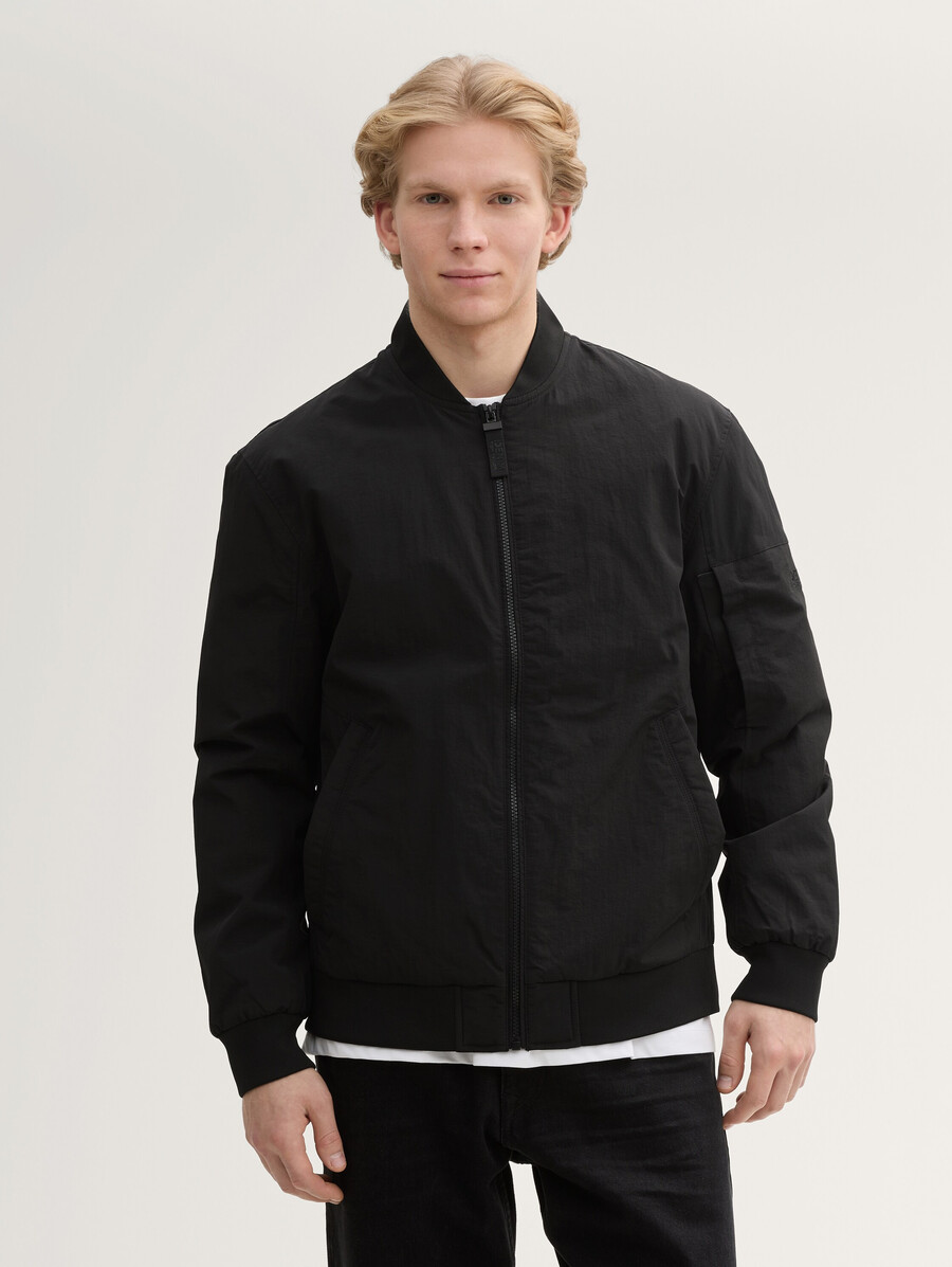 giubbotto bomber con tasche