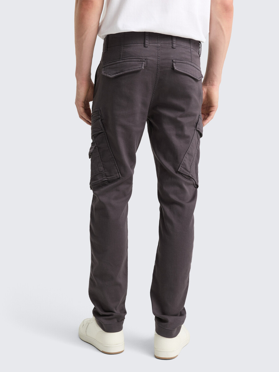 pantaloni cargo affusolati con elastico