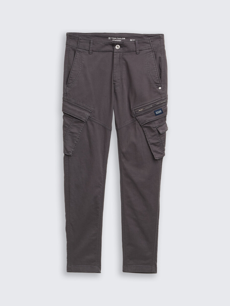 pantaloni cargo affusolati con elastico