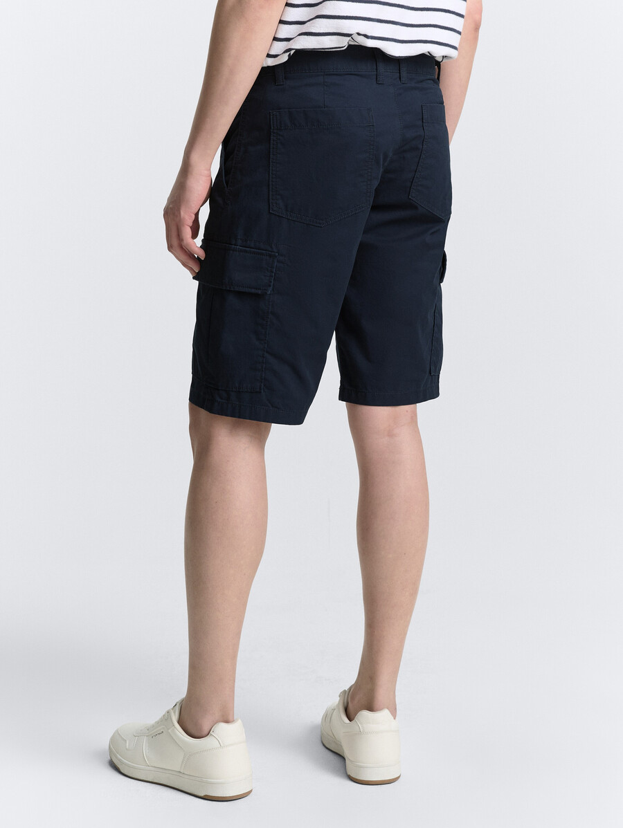pantaloncini cargo in cotone normale