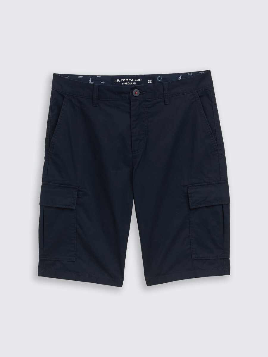 pantaloncini cargo in cotone normale
